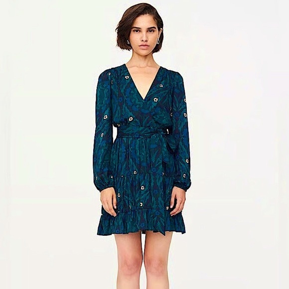 Marie Oliver Mila Dress in Midnight Trellis